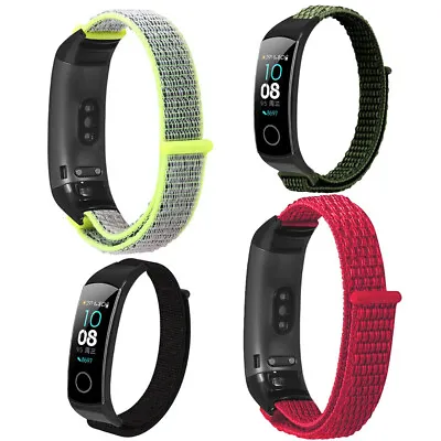 Watch Strap Bracelet Sport Nylon Fresh Lightweight+Connectors For Honor Band 4 • £20.50