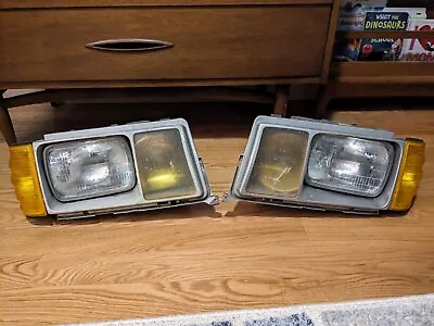 Mercedes Benz 190E W201 Headlights USDM US Spec Pre-facelift  • $500