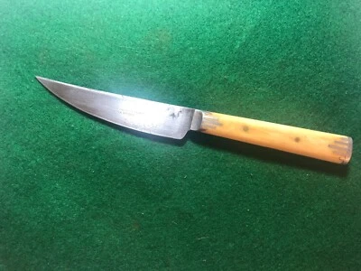 $19.02 • Buy Vintage Landers, Frary & Clark Carbon Steel Paring Knife Bone Hnadle Pewter