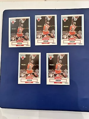 1990-91  Fleer Michael Jordan Card Lot (5) #26 • $18.99