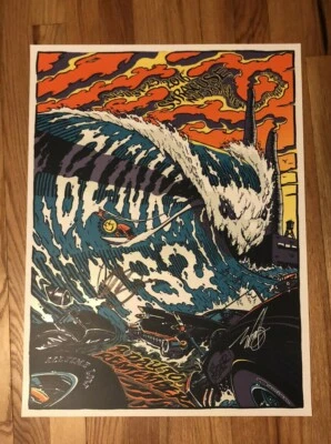 $160 • Buy Blink-182 8/23/16 Syracuse, NY AUTOGRAPHED Event Poster ORIGINAL SIGNATURES