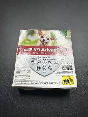 K9 Advantix II Flea Tick Medicine Small Size Dog 4 Month Supply  4-10lbs • $35