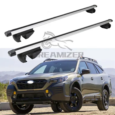 $98.99 • Buy For Subaru Outback Wagon 48  Car Top Roof Rack Cross Bar Luggage Cargo Carrier
