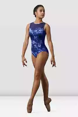£40 • Buy Mirella By Bloch Ladies Watercolour High Neck Tank Style Leotard M3102LM Indigo