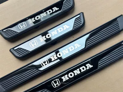 For Honda Accessories Car Door Scuff Sill Cover Panel Step Protector Trims 4PCS • $39.50