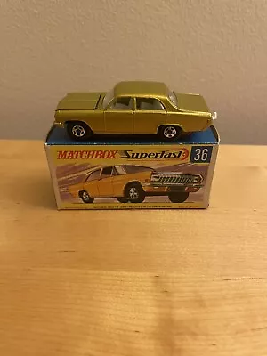 Vintage Matchbox #36 Opel Diplomat With Original Box MINT • $10.50