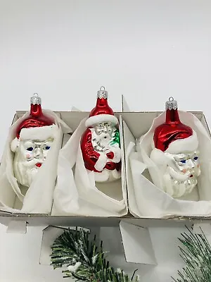 Blown Glass Christmas Ornaments Made In Poland • $25