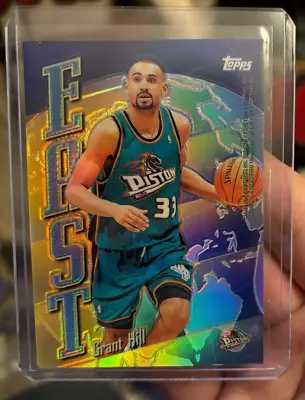 1998 Grant Hill & Michael Finley East/West Refractors Topps Card #EW6 • $39.99