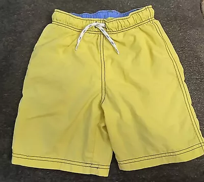 Mini Boden Boys Yellow Swim Trunks Size 3-4Y • $10