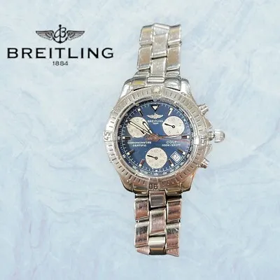 Breitling Colt A73350 Blue Dial Quartz Men's Watch (EZB012400) • $1300