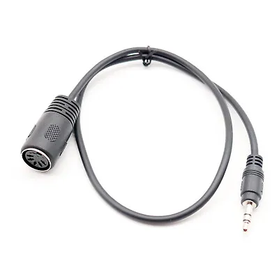 DIN 5 Pin MIDI Female Jack To 3.5mm 1/8  Male Stereo Extend Audio Adapter Cable • $4.99