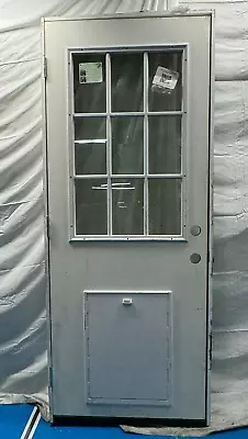 Steves & Sons Fiberglass Low-E Glass Door Wood Edge Entry Patio Door With White • $100
