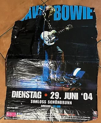 $37.99 • Buy David Bowie Concert Poster  - Torn From Wall Cancelled Vienna Concert 6/29/2004