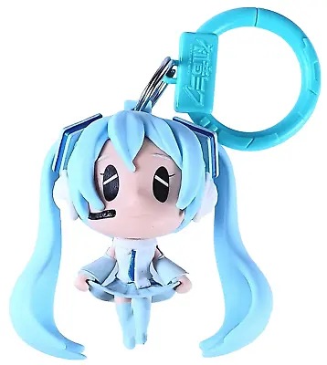 Hatsune Miku Backpack Hanger Figurine Light Blue Hair Wide Eyes Anime US Seller • $14.50