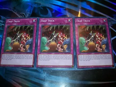 3x Trap Trick 1st Edition Common SDBT-EN034 Yu-Gi-Oh! • $1.45