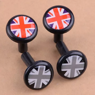 2 Pcs Union Jack UK Flag Auto Car Lock Modified Door Pin Fit For Mini Cooper • $10.37