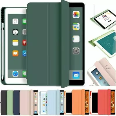 $10.99 • Buy For IPad 10.2 7th Gen 2019 Air3 Pro 10.5 9.7 Case Stand Cover With Pencil Holder