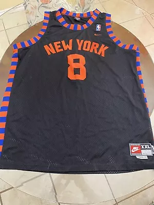 Vintage Nike New York Knicks Latrell Sprewell Rewind Swingman Jersey Mens 2XL • $30