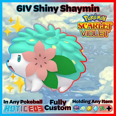 ✨ Shiny Shaymin 6IV ✨ Pokemon Scarlet & Violet 🚀 Fast Trade 🚀 • $2.99