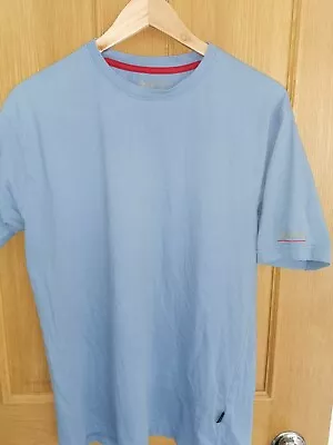 Mens Musto T. Shirt Size Medium (Approx 41 Inch Chest) Blue • £13.50