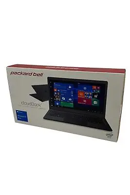 Packard Bell 11.6in CloudBook Compact Laptop Intel 4gb 64gb EMMC Win10 • $79.99