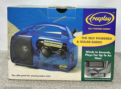 $79.98 • Buy Freeplay Self Powered AM/FM Radio Clear Green FPR2SC Solar And Self Powered