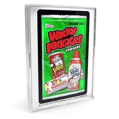 2022 Wacky Packages Monthly December Pick A Card Wonky Packages Wacky Pal Coupon • $7.97