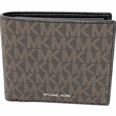MICHAEL KORS Cooper Logo Billfold Wallet With Coin Pouch $158 • $68.99