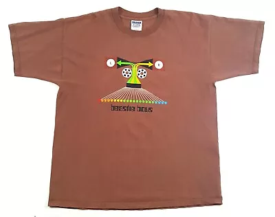 Vintage 1998 Beastie Boys Hello Nasty Tour Concert Brown T Shirt Mens Size XL • $150