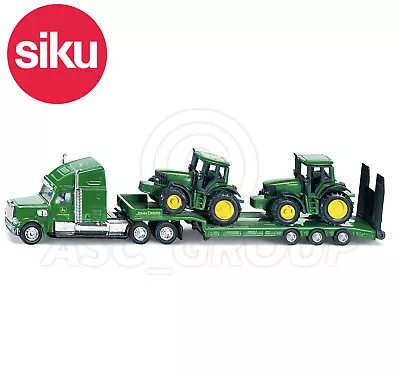 £24.19 • Buy SIKU NO.1837 1:87 Scale JD LOW LOADER & 2 JOHN DEERE TRACTORS Dicast Model / Toy