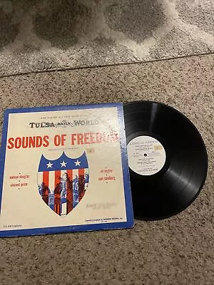 Sounds Of Freedom 33 Rpm Read By Melvyn Douglas Vincent Price Caedmon Cp102 Vg++ • $9