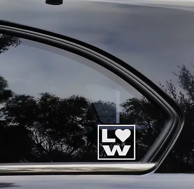 LOW LIFE LOVE JDM Drift DUB LOW LIFE 4X4 Lowered Funny Car Decal Sticker VW EURO • $4.34