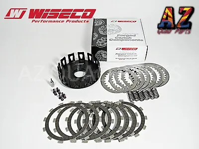 99-20 Yamaha YZ250 YZ 250 WR Wiseco Heavy Duty Billet Clutch Basket Fiber Spring • $269.98