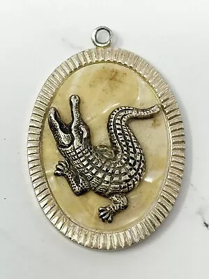 Vintage Alligator Crocodile Pendant Charm Unique • $16