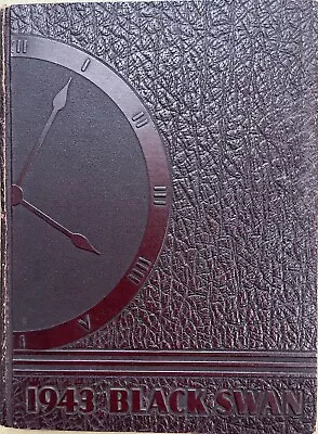 1943 William Byrd High School Yearbook The Black Swan Vinton Va • $69.99