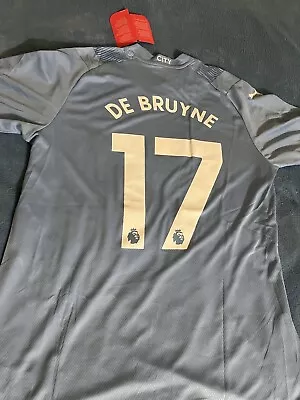 NWT Men’s Puma Manchester City Soccer Jersey Kevin De Bruyne Large Home Camiseta • $43