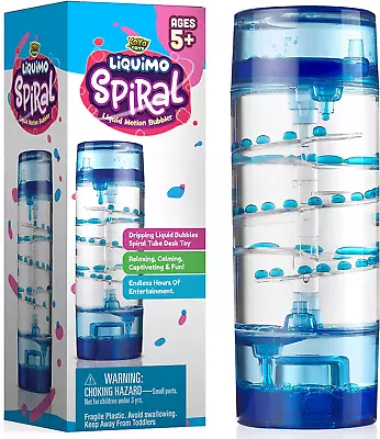 Yoya Toys Liquimo Spiral Liquid Motion Bubbler Timer For Kids - Bubble Drop Hour • $23.43