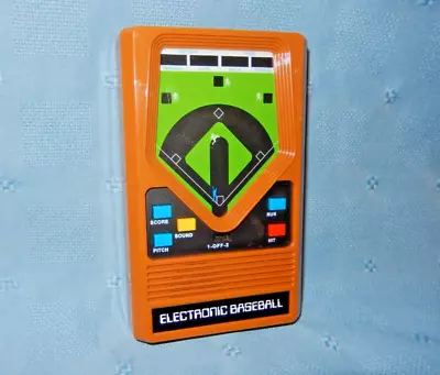 2001 Mattel Classic ELECTRONIC BASEBALL Handheld Portable Game Tested & Working • $19.99