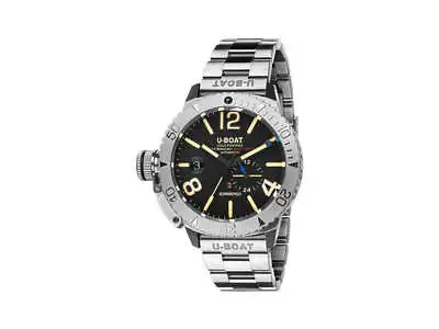 U-Boat Classico Sommerso Automatic Watch Black 46 Mm 9007/A/MT • $2486