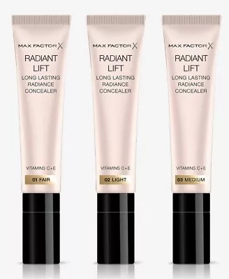 £3.99 • Buy MAX FACTOR Radiant Lift Long Lasting & Radiant Concealer 7ml - Choose Shade