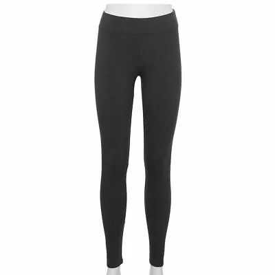 £12.74 • Buy Sonoma Goods For Life Women's Charcoal Heather Midrise Leggings - Sizes S & M 