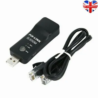 £10.87 • Buy Wireless LAN Adapter WiFi Dongle RJ-45 Ethernet Cable For Samsung Smart TV 3Q