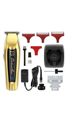 Wahl Professional 5-Star Cordless Detailer In Gold Hair Trimmer T-Shaped Blade • $269.15