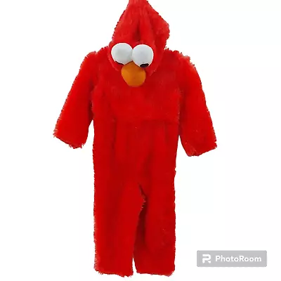 Elmo Costume Sesame Street Toddler Fleece Costume Size Small • $25