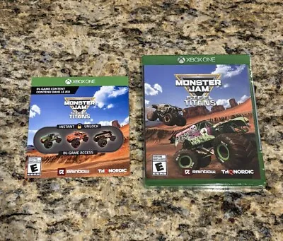 Steel Titans Monster Jam XBOX ONE Video Game Sealed NIB • $19.95