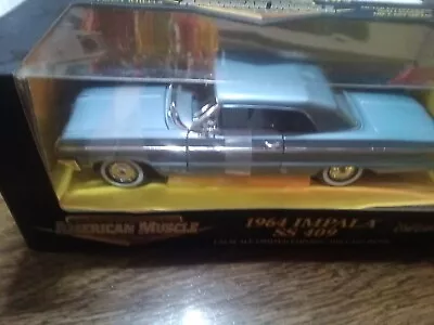 1:18 Ertl American Muscle 36262 Die-Cast 1964 Chevy Impala SS 409 Vintage • $55