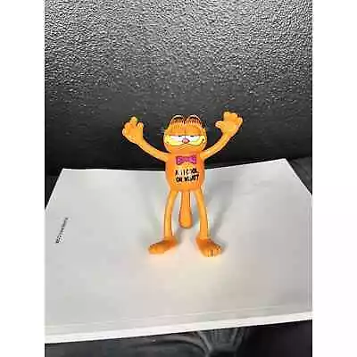 Vintage GARFIELD Posable Figure AM I COOL OR WHAT ? 4.5” 1981 Dakin • $8.99