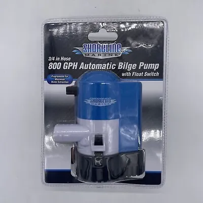 Marine 800 GPH Automatic Bilge Pump Auto Switch 12V 5 Amp 3/4  Hose  Bass Boat • $31.50
