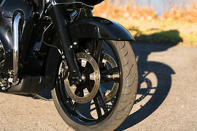$519.95 • Buy Black Reinforcer Enforcer Cast Billet Front Wheel Rim 21 3.5 Harley Touring 08+