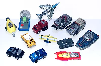 Vintage Micro Machines Lot Of 13 Vehicles Sub Swamp Boat Plane Tanks Tiger • $25